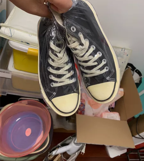 dickies女鞋，帆布鞋，37码，没有开...