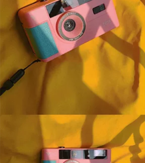 Vibe德国傻瓜相机胶卷相机马卡龙粉色 很...