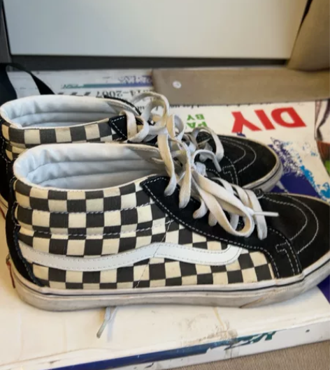 自穿42.5 vans棋盘格正品 感兴趣的...