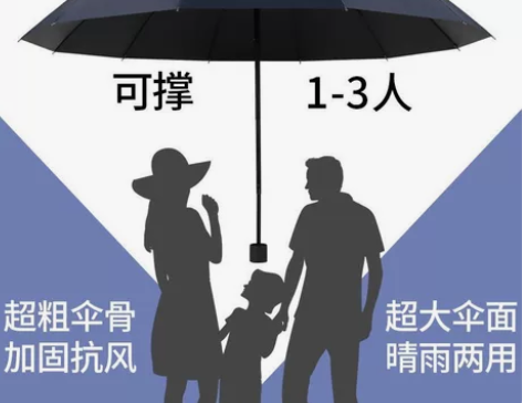 雨伞男女大号自动折叠晴雨两用防晒遮阳太阳伞...