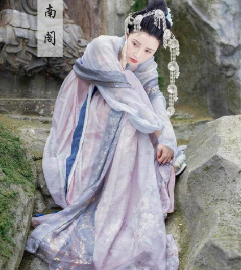 司南阁汉服画仙全套M码带披帛 齐胸襦裙 绝...