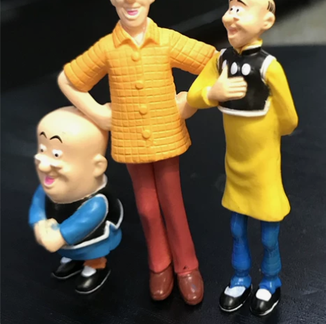 怀旧漫画老夫子公仔模型摆件玩具手办 高度分...