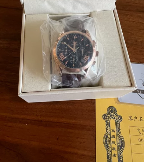 欧利时手表全新全套，玫瑰金黑表盘 感兴趣的...