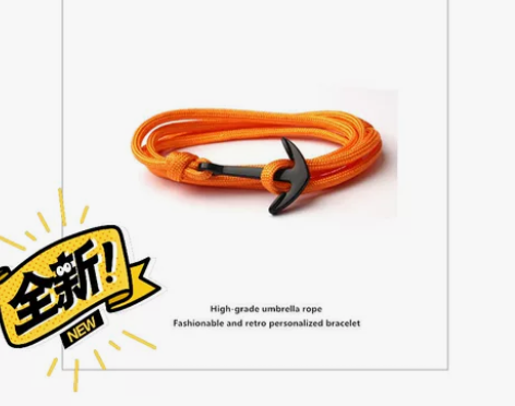 英国潮牌VIRGINSTONE潮牌手工手绳...