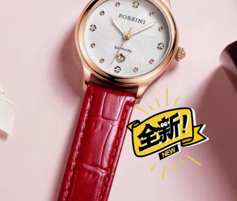 罗西尼品牌休闲简约潮流皮带防水石英表手表女...