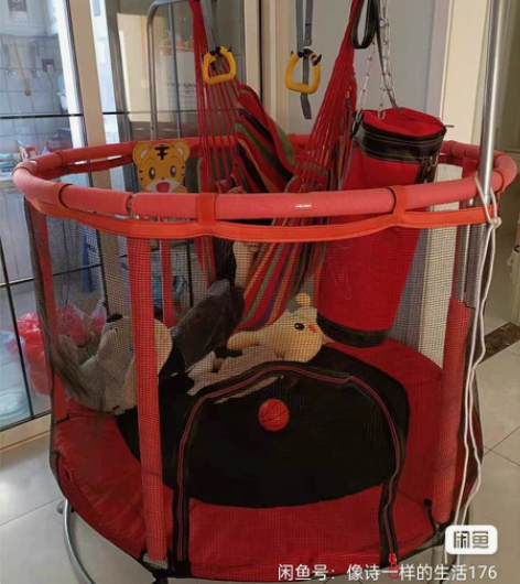 【清仓出售】带单杠蹦蹦床 儿童家用蹦蹦床 ...