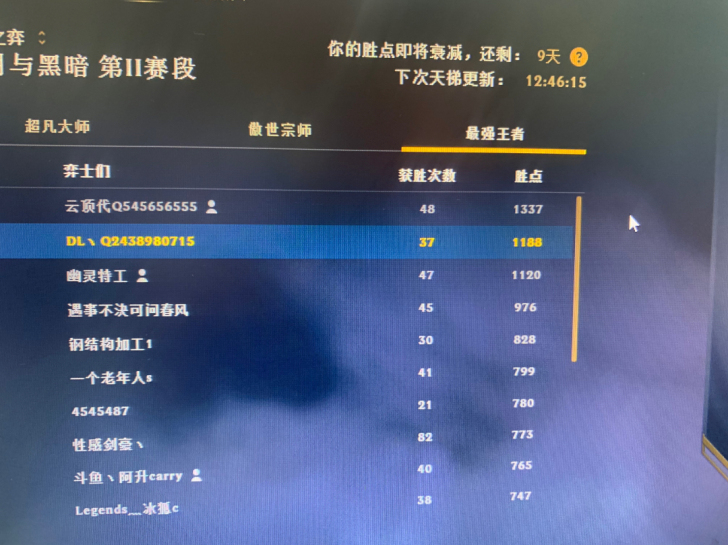 云顶之弈千分王者代练可陪玩