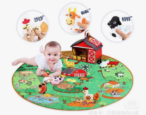 【全新正品】jollybaby欢乐游戏毯套...