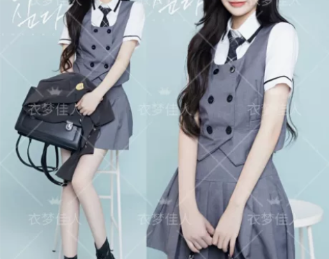 新款韩系小清新JK制服写真主题服装文艺范学...