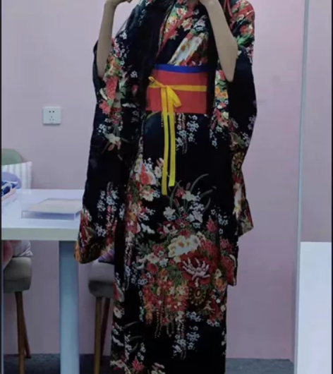 地狱少女宵伽cos服阎魔爱小爱原版振袖和服...