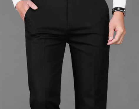 正品保罗高端男士休闲裤秋冬款宽松直筒中老年...