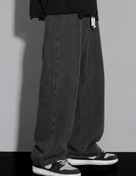阔腿牛仔裤 阔腿牛仔裤薄款男秋冬季潮牌宽松...