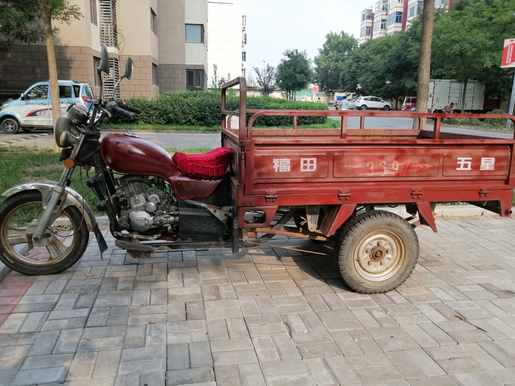 福田三轮摩托车，轴传动带倒档，发动机原装，...