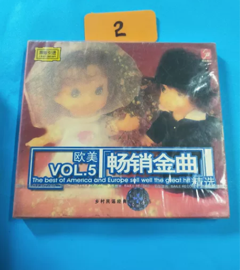 光碟——国外畅销金曲，乡村民谣，全新未开封...