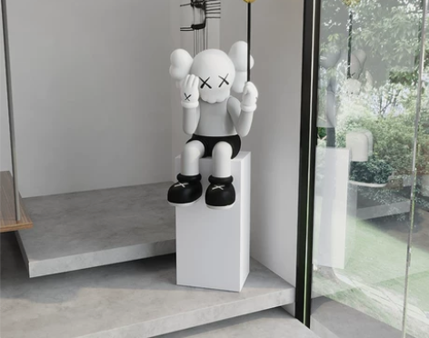 kaws暴力熊公仔客厅乔迁新居礼品搬家暖房...