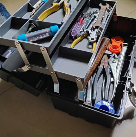 绿林大号21寸三层折叠工具箱收纳箱多功能家...