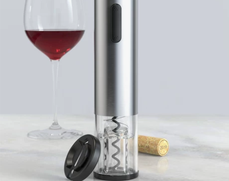 CLITON电动红酒开瓶器锂电池不锈钢开红...