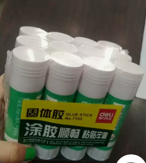 得力固体胶儿童胶棒学生用手工胶水学生用强力...