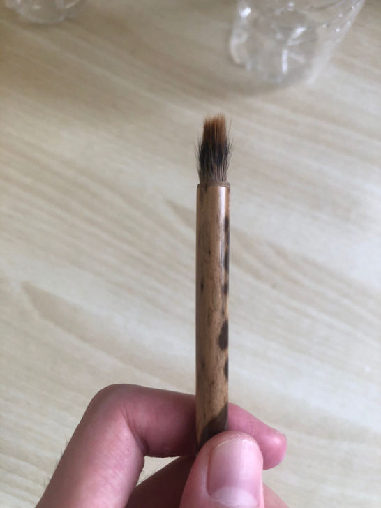 纯狼毫和紫毫小楷，购买的时候花了108，现...