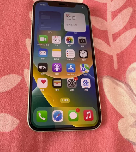 自用iphone 12绿色256G国行 9...