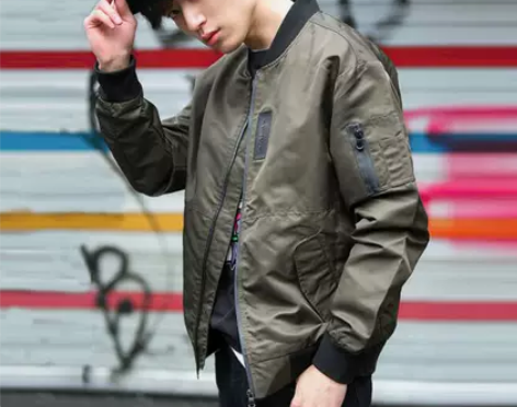 ?【女王价】唐狮春秋季男士外套韩版休闲运动...
