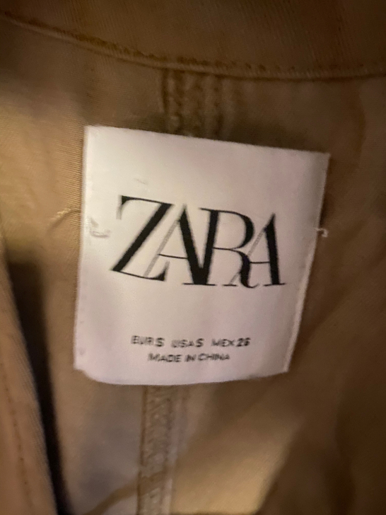 zara正品连体裤 军绿色