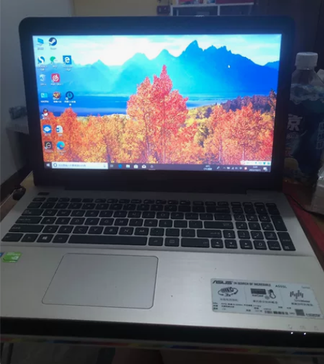华硕a555L笔记本电脑，鲁大师跑分302...