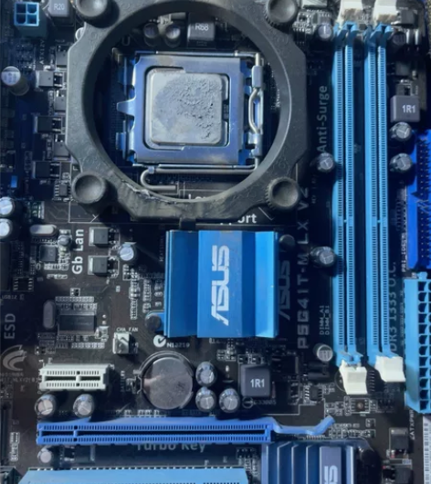 华硕拆机台式机G41电脑主板双核四核cpu...