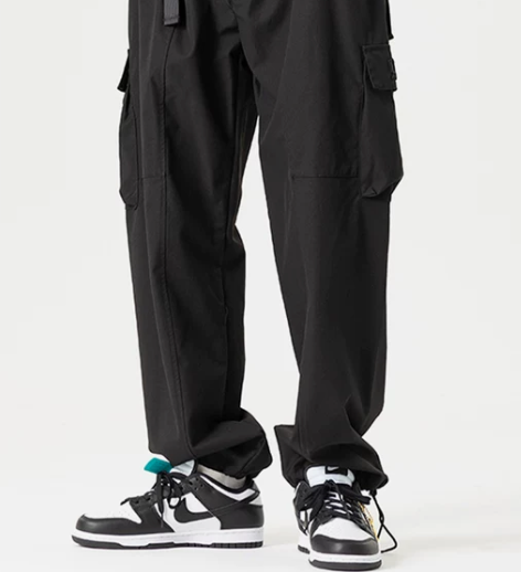 日系工装裤子男士秋冬款机能休闲潮牌男裤