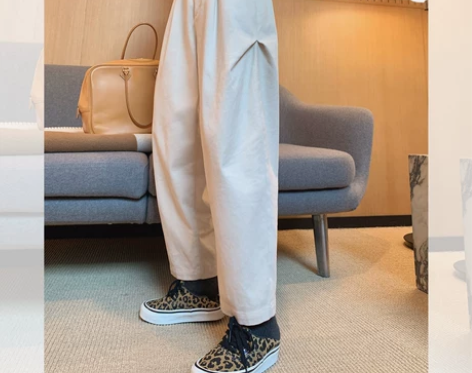 莉贝琳sisy休闲裤女2022春季新款阔腿...