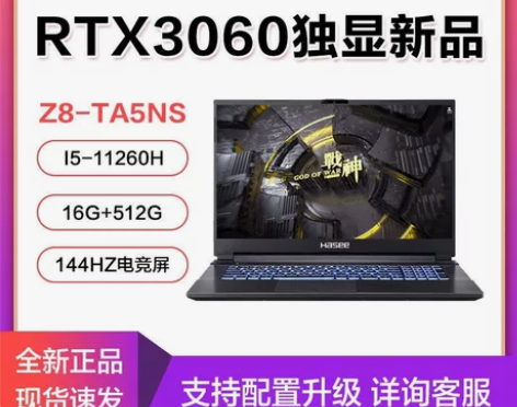 神舟战神Z8-TA5NS RTX3060独...