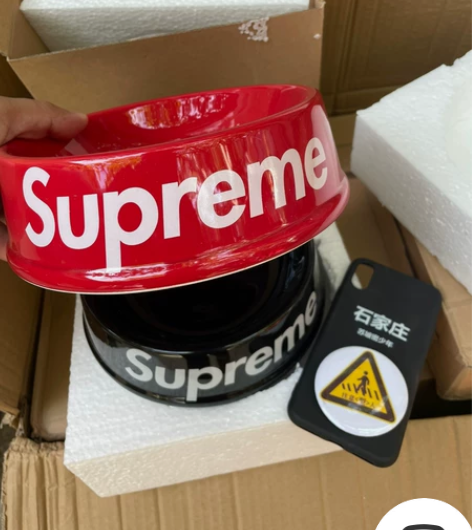 潮流配件Supreme狗盆11SS Dog...