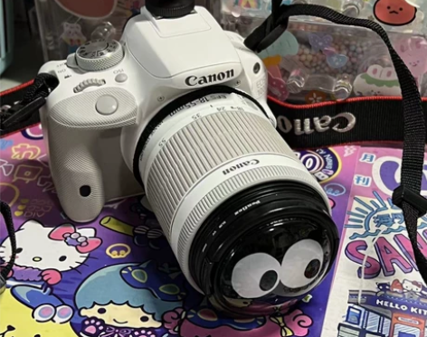 佳能100d 白色 超高颜值 新手入门单反...