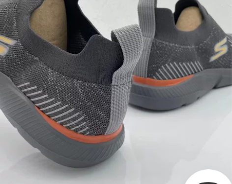 斯凯男鞋新款轻质健步鞋 减震懒人一脚套运动...