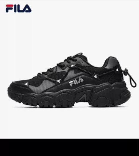 FILA 斐乐官方猫爪鞋情侣老爹鞋女鞋复古...