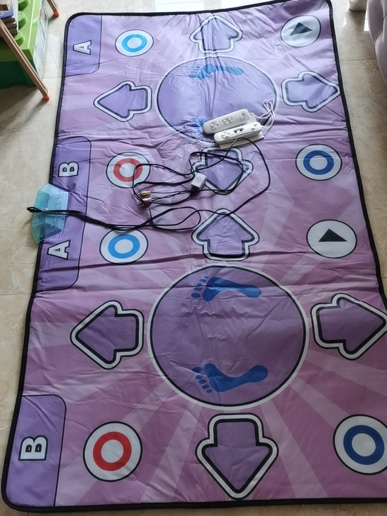 跳舞毯，接电视就能玩，玩了没五次，搬家带不...