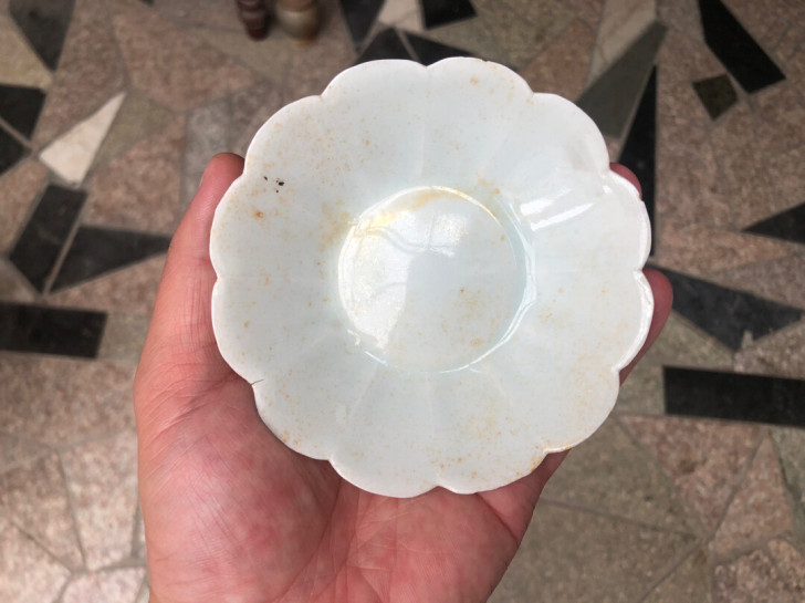 宋湖田十二莲瓣洗文房雅品