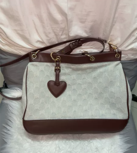 复古包包 容量很大 小红书博主推荐 全新出