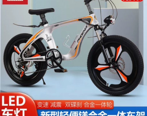 凤凰儿童自行车变速车山地车男女孩学生车8-...