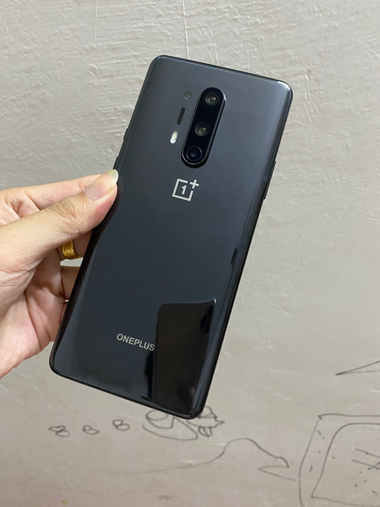 一加8pro 顶配12+256g黑色 9新...