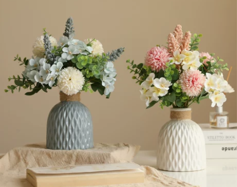 【家装节价】ins风高档仿真花束假花花艺摆...