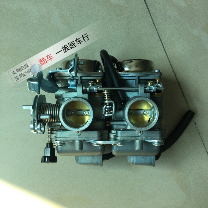 宝雕坤豪小忍者双缸单缸化油器350水冷雅致...