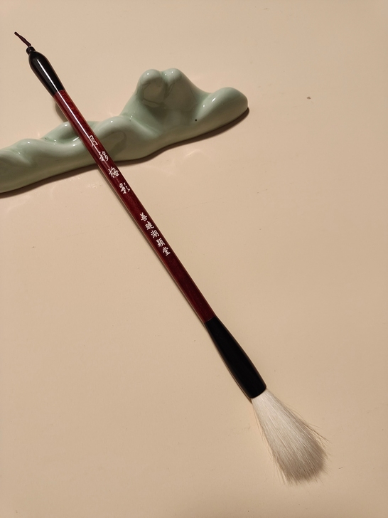 善琏湖笔纯羊毫毛笔自制古法水盆工序纯手工打...