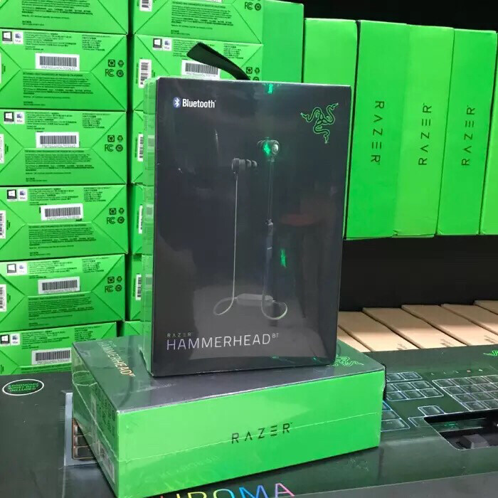 雷蛇耳机战锤狂鲨BT无线运动带麦线控带灯美...