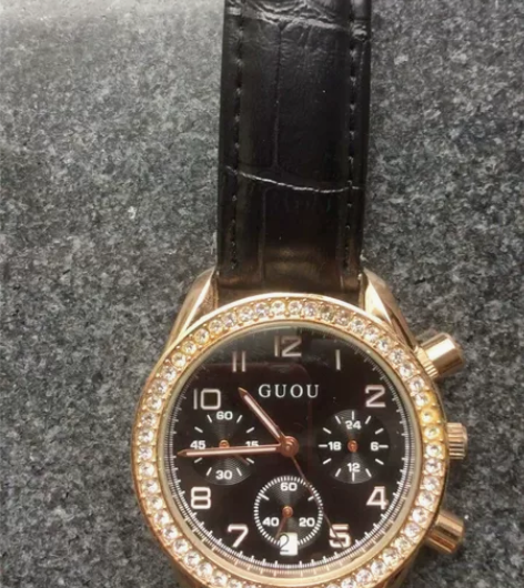 GUOU皮带女性手表时尚潮流女士时装表韩版...