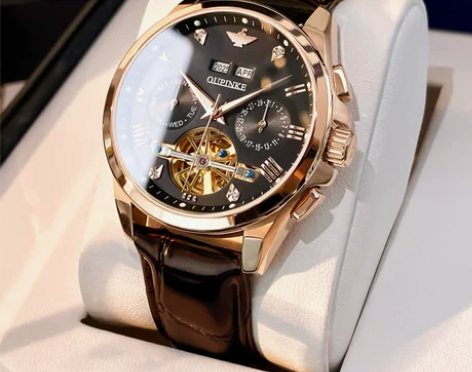 【狂欢价】男士手表机械表瑞士2021年新款...