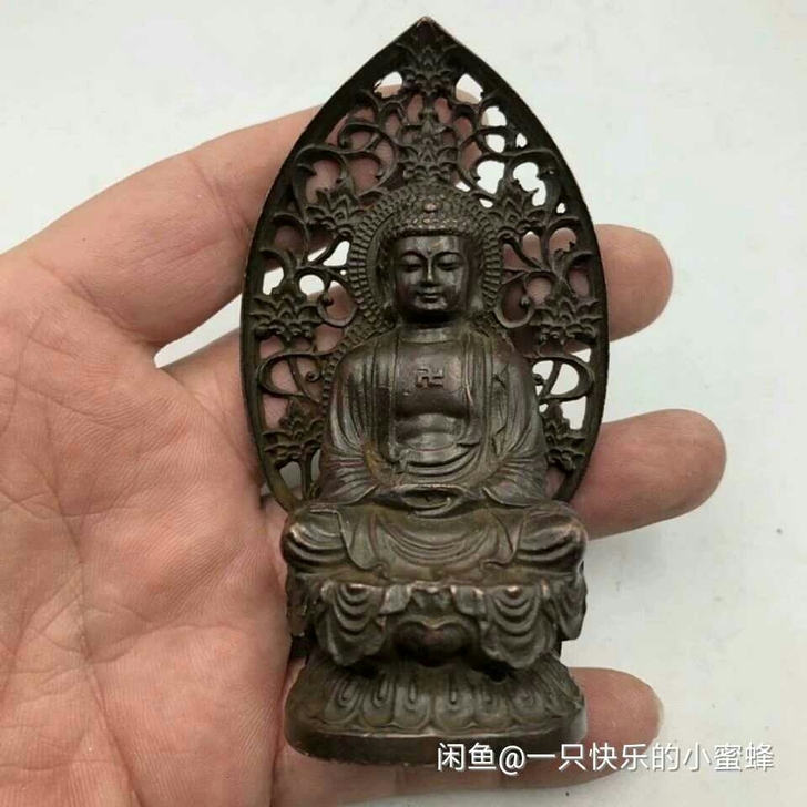 闲置出售 地摊捡来的铜像，佛像，开脸漂亮，...