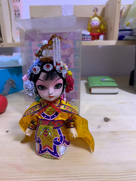 唐人房Q版虞姬，商店购入，没有灰尘都很新，...