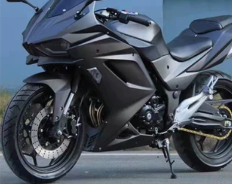 国产h2摩托车跑车可上牌双缸400cc大排...