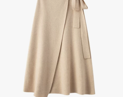 一件难寻 意大利小众青绒紫绒 羊绒原绒半身...